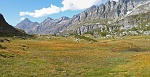 Panoramica dal Pian Sass Mor verso il Veglia